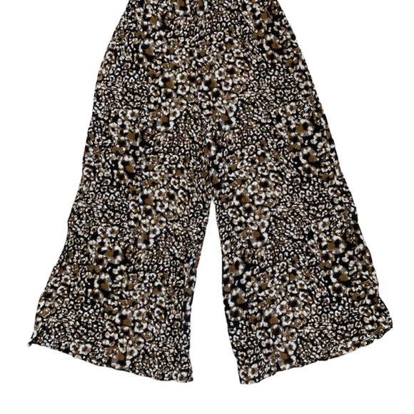 BLUE LIFE Reverse Leopard Print Bell Jumper Sleeveless Strapless Jumpsuit XS - Picture 8 of 13